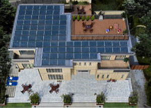 住宅カンパニー太陽光発電システム搭載住宅の写真