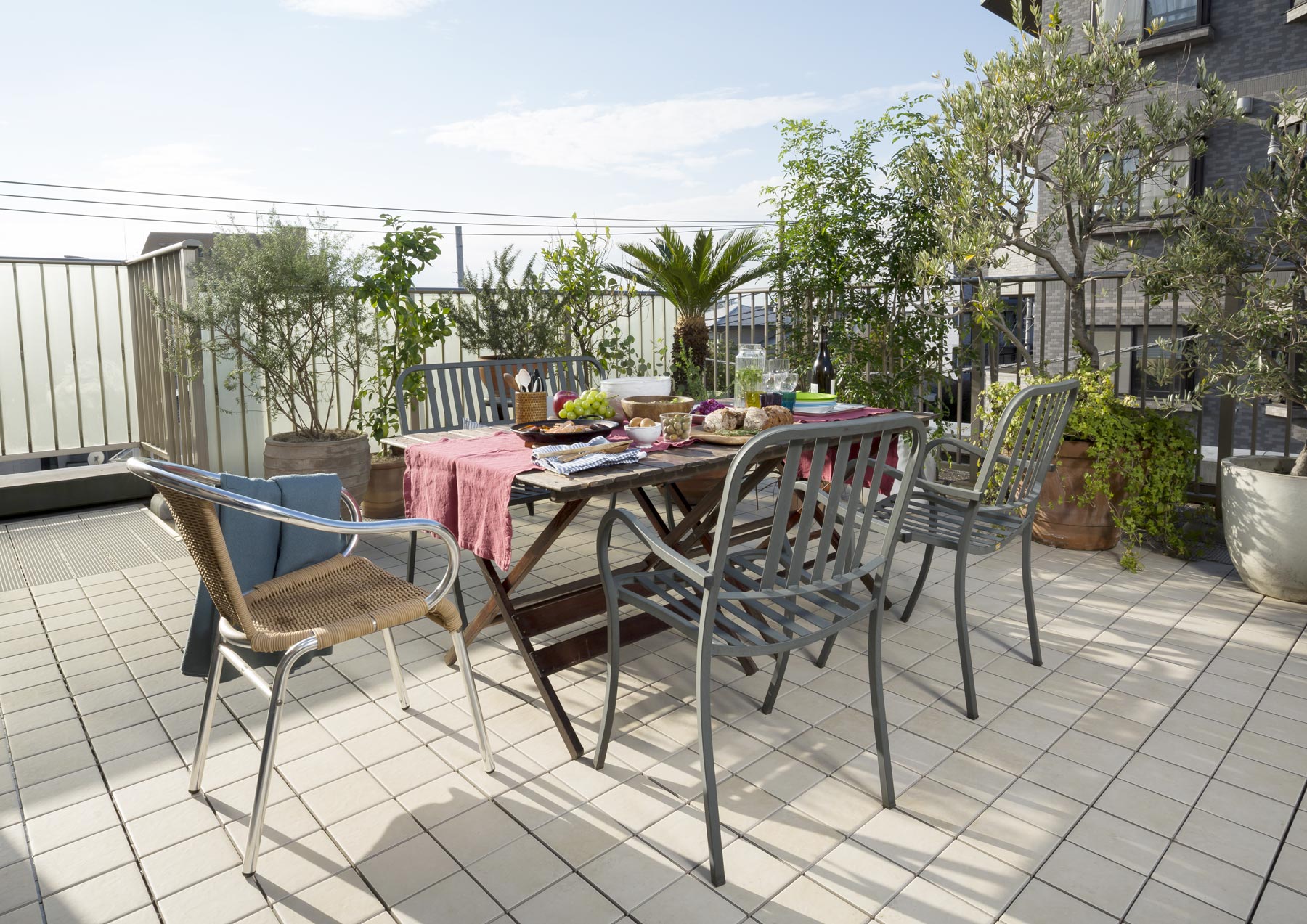 こだわりのルーフバルコニー