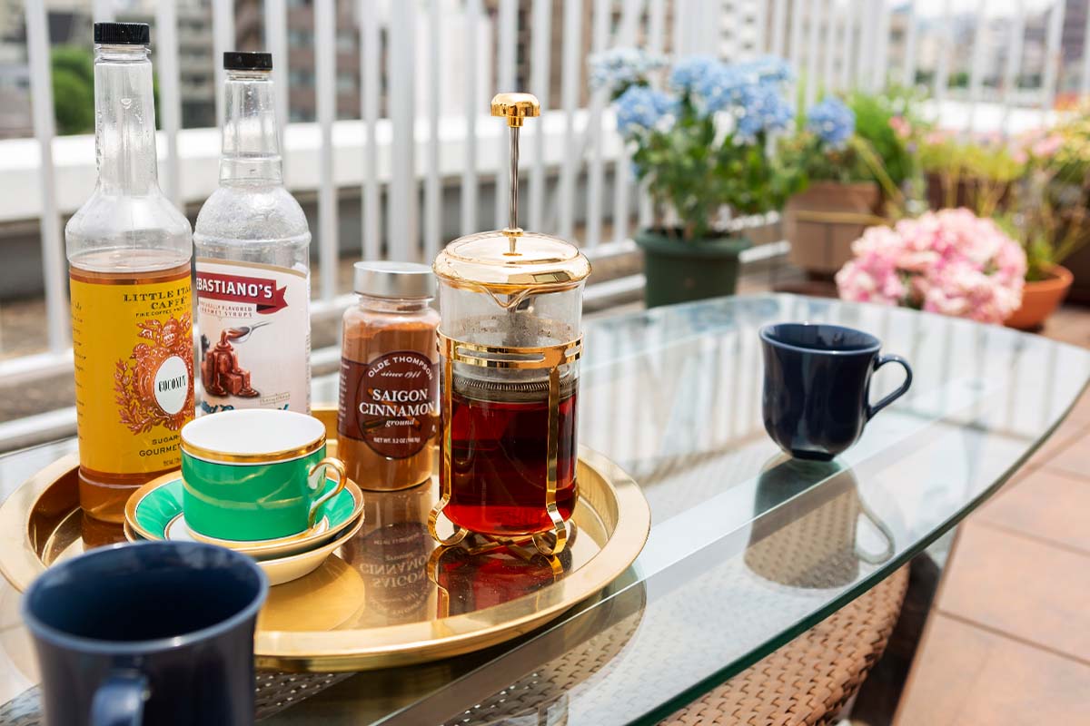 お部屋の延長のように生活スペース