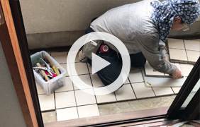 2. タイル本体のカット