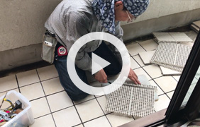 3. リエナネットのカット