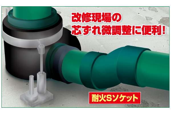 融着箇所削減で施工の省略化!
