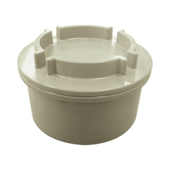 DVカラー継手(シルバー) ネジ式掃除口 NCO 125（品番:JNCO1Q）｜積水