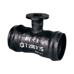 農業用FT形継手 フランジ付T字管 VP 75X75（品番:FTT75AF）｜積水化学 