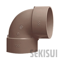 エスロンDVココア継手 45°エルボ〈45L〉ココア