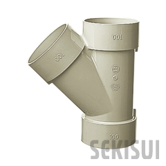 DVカラー継手(シルバー) 45°Y