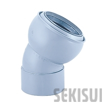 下水道用エスロンパイプ ゴム輪受口30°自在曲管(受口)