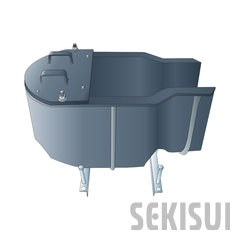 減勢工ユニット 3号コンクリート組立マンホール用 ユニット