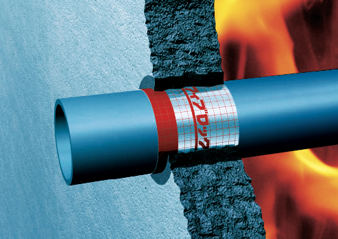 熱膨張耐火材 区画貫通用テープ フィブロック/熱膨張耐火材フィブロック 冷媒管用 パテレスキット