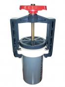 自然圧パイプラインシステム 低圧用水バルブ/水位調節型排水調節器 ふかみずくん