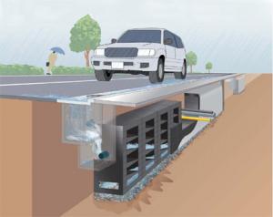 地下埋設型雨水貯留浸透システム　エスロンレインステーション ~都市型水害・道路冠水対策に~