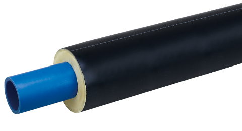 樹脂製保護層付高性能ポリエチレン管エスロハイパーJW  保温付UVガードの画像